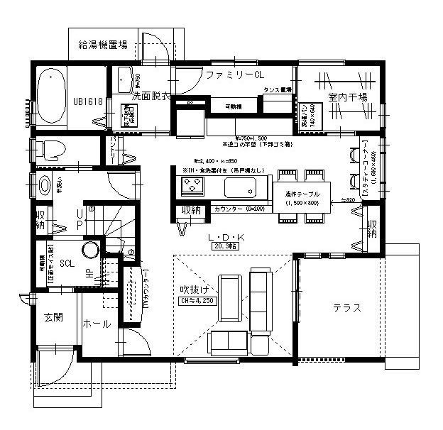 南向きのゆったり60坪　3ＬＤＫ＋ＳＣ＋Ｓ　新築セットプラン