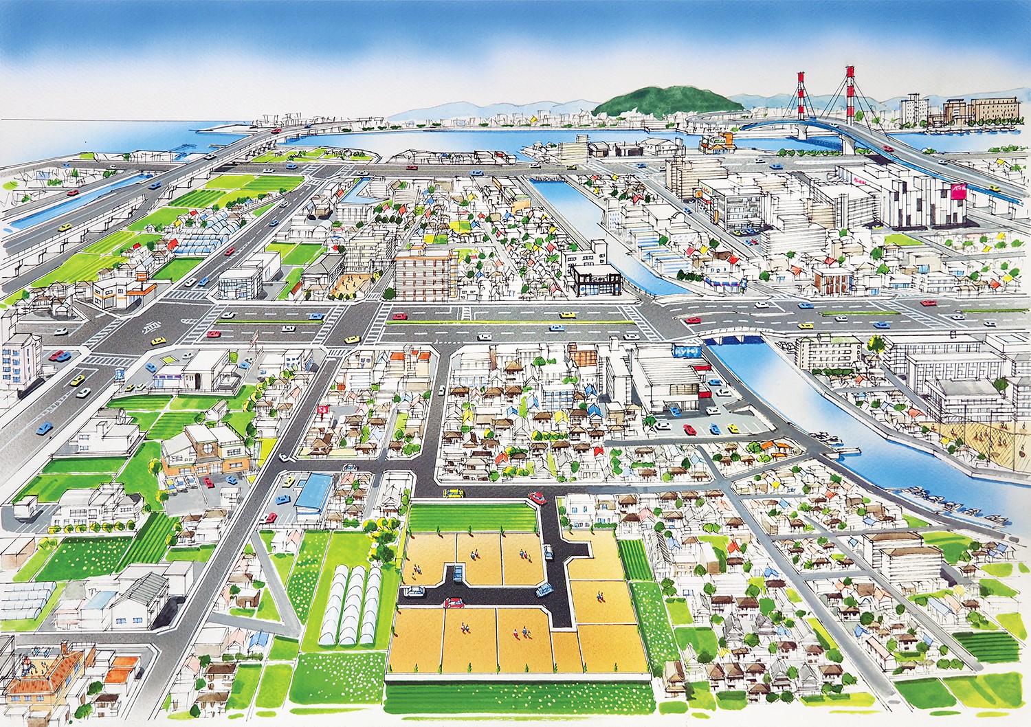 1日14日15日　北沖洲9区画　新規分譲地　販売開始