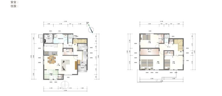 藍住　広々約34坪　3ＬＤＫ＋ＷＩＣ+SC　①号地新築住宅セットプラン