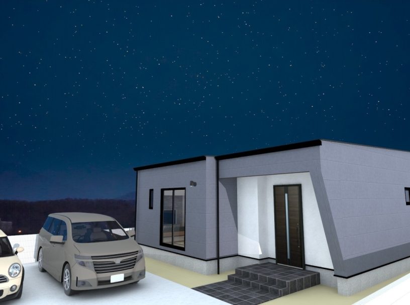 沖洲　ZEH水準省エネ適合新築平屋住宅　3ＬＤＫ＋SC+WIC
